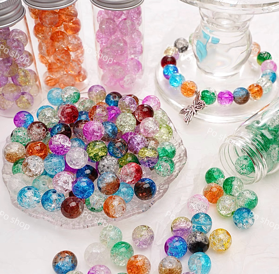 DIY Glass Beads Lucky Bags - Open in Live